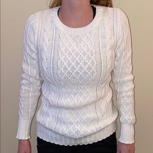 Old Navy cream sweater- size S